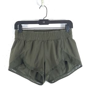 LULULEMON Miles Ahead Shorts 2.5" Olive Green